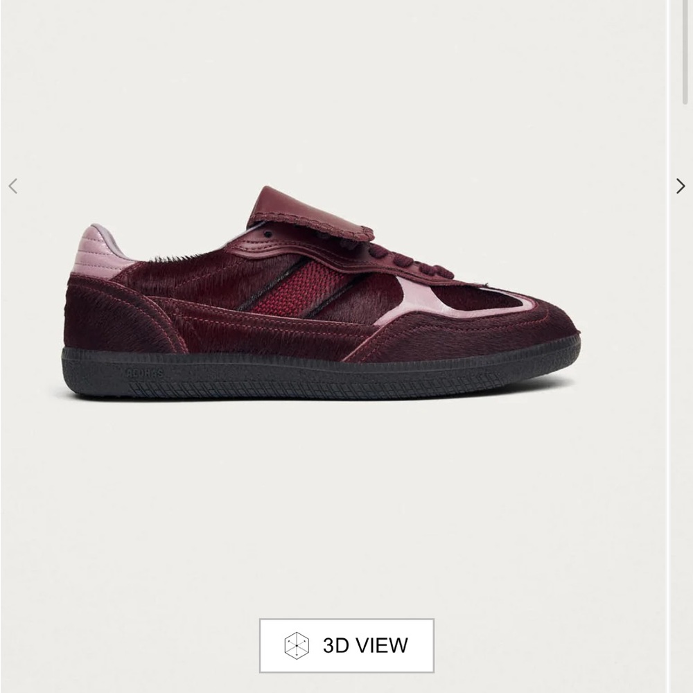 ALOHAS Burgundy Leather Sneakers - Picture 5 of 7
